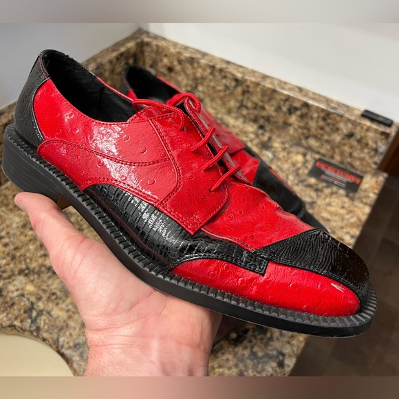 Men’s Crocodile Skin Dress shoes size 10 - Picture 1 of 4